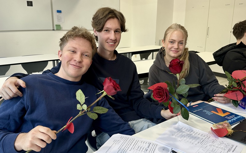 Die DSP sagt es mit Rosen